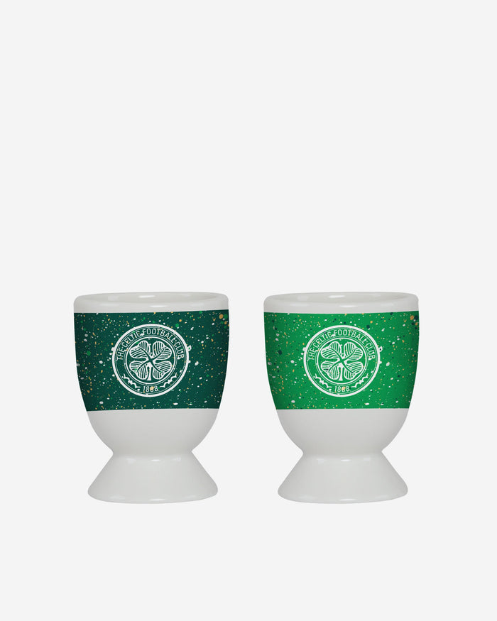 Celtic FC 2 Pack Paint Splatter Egg Cup FOCO - FOCO.com | UK & IRE
