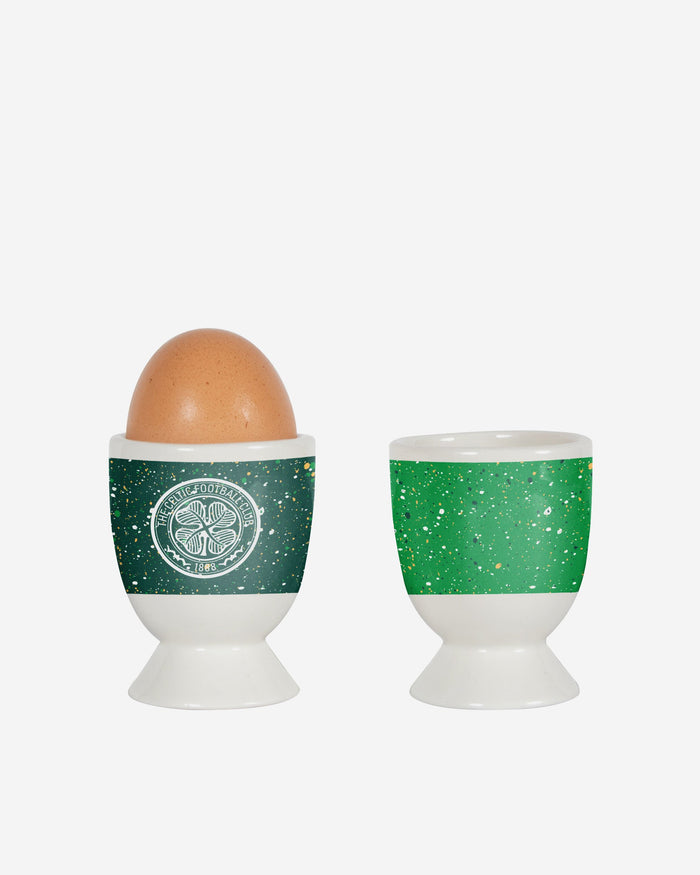 Celtic FC 2 Pack Paint Splatter Egg Cup FOCO - FOCO.com | UK & IRE