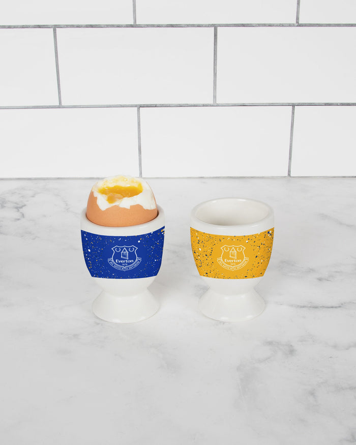 Everton FC 2 Pack Paint Splatter Egg Cup FOCO - FOCO.com | UK & IRE