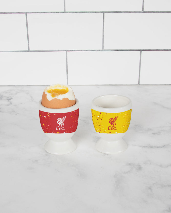 Liverpool FC 2 Pack Paint Splatter Egg Cup FOCO - FOCO.com | UK & IRE