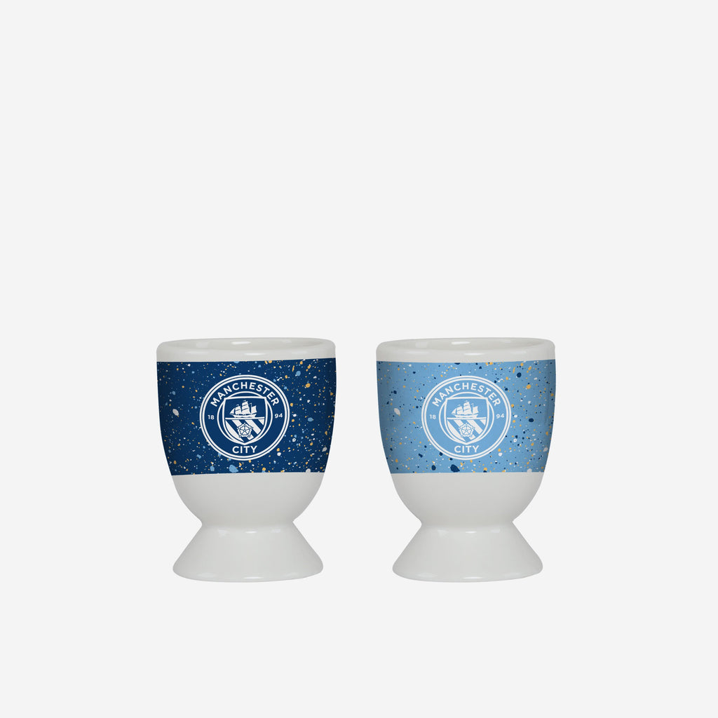 Manchester City FC 2 Pack Paint Splatter Egg Cup FOCO - FOCO.com | UK & IRE