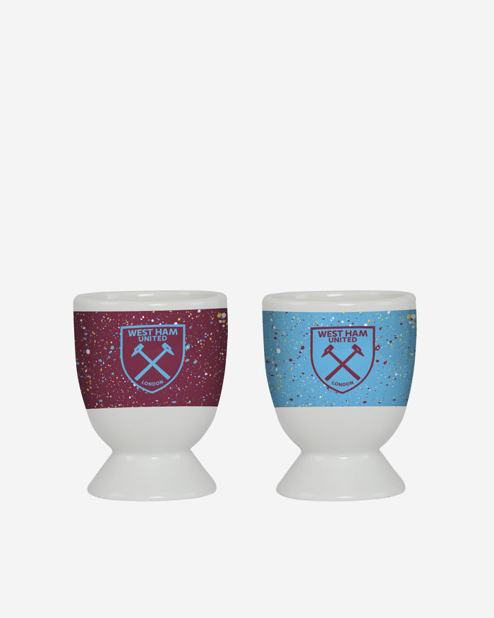 West Ham United FC 2 Pack Paint Splatter Egg Cup FOCO - FOCO.com | UK & IRE