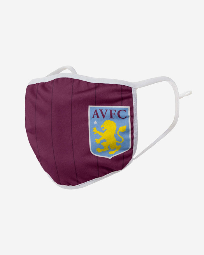 Aston Villa FC Adjustable Home Kit Face Cover FOCO - FOCO.com | UK & IRE