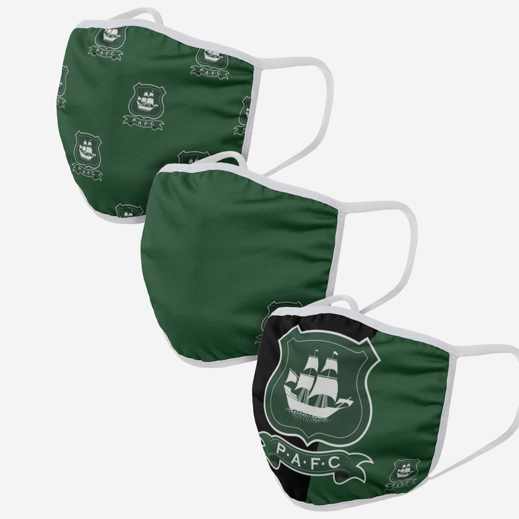 Plymouth FC 3 Pack Face Cover FOCO - FOCO.com | UK & IRE