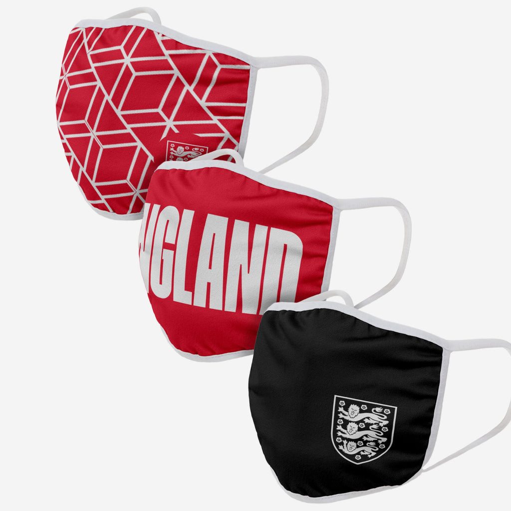 England 3 Pack Printed Face Cover FOCO - FOCO.com | UK & IRE