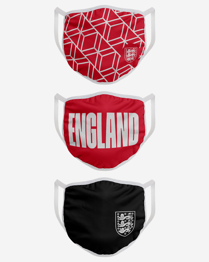 England 3 Pack Printed Face Cover FOCO - FOCO.com | UK & IRE