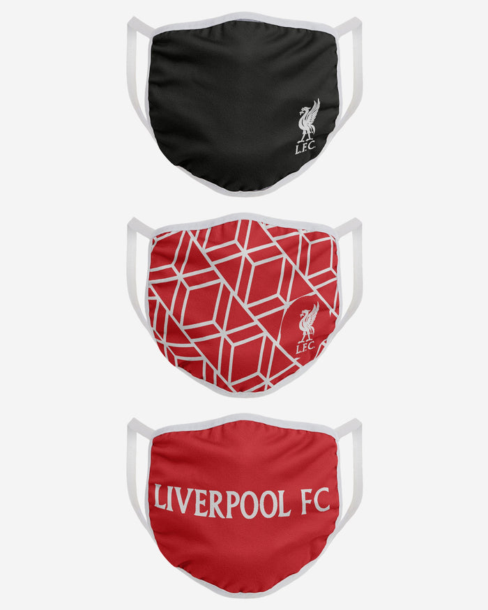 Liverpool FC Printed 3 Pack Face Cover FOCO - FOCO.com | UK & IRE