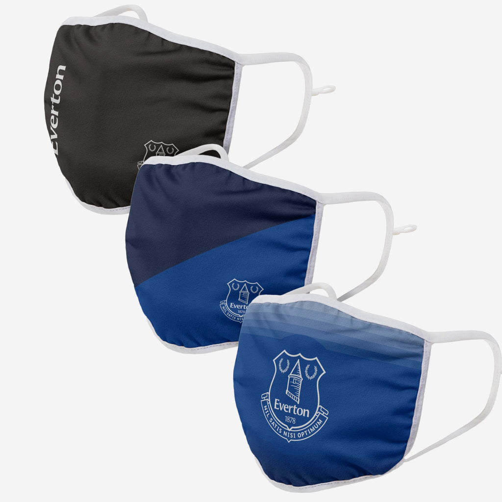 Everton FC 3 Pack Adjustable Printed Face Cover FOCO - FOCO.com | UK & IRE