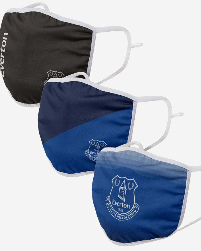 Everton FC 3 Pack Adjustable Printed Face Cover FOCO - FOCO.com | UK & IRE