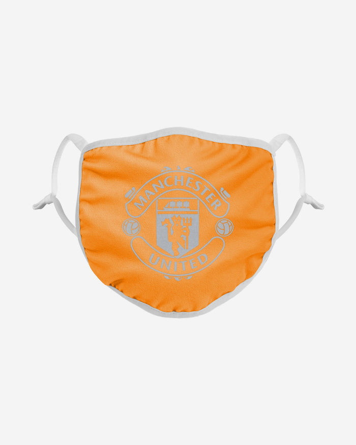 Manchester United FC Orange Neon Reflective Face Cover FOCO - FOCO.com | UK & IRE