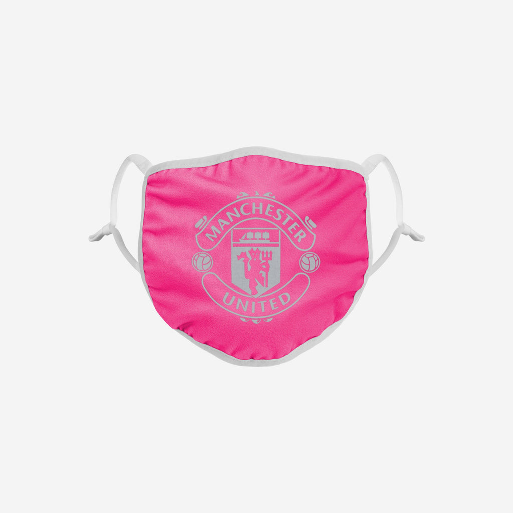 Manchester United FC Pink Neon Reflective Face Cover FOCO - FOCO.com | UK & IRE