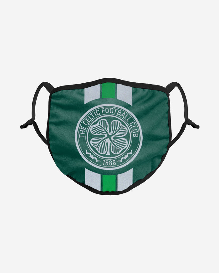 Celtic FC Stripe Logo Reflective Face Cover FOCO - FOCO.com | UK & IRE