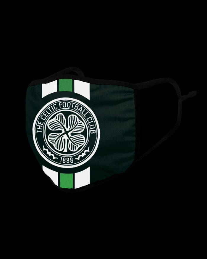 Celtic FC Stripe Logo Reflective Face Cover FOCO - FOCO.com | UK & IRE