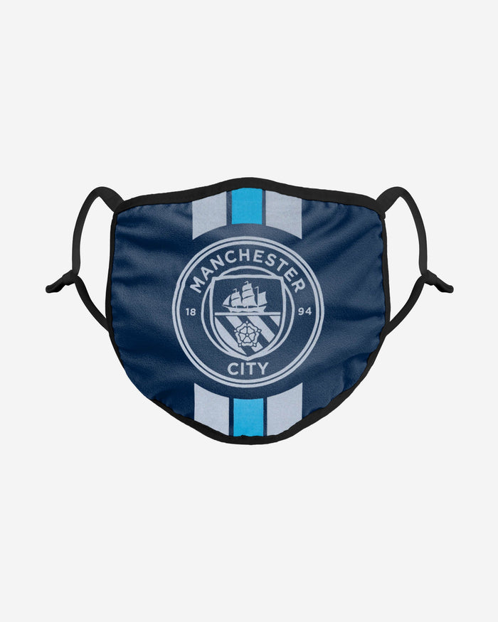 Manchester City FC Stripe Logo Reflective Face Cover FOCO - FOCO.com | UK & IRE