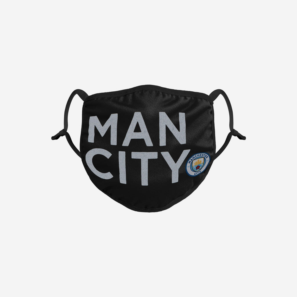 Manchester City FC Reflective Wordmark Face Cover FOCO - FOCO.com | UK & IRE