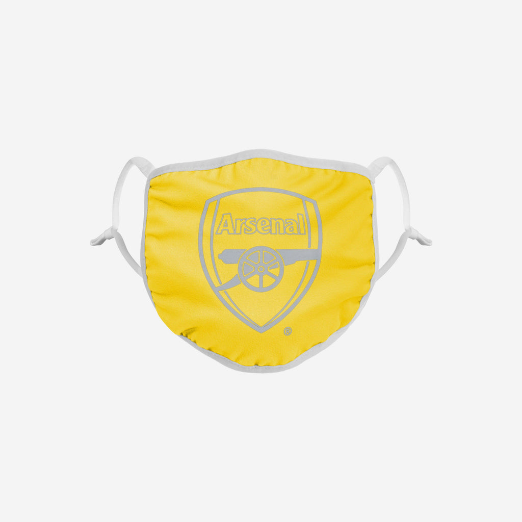 Arsenal FC Yellow Neon Reflective Face Cover FOCO - FOCO.com | UK & IRE