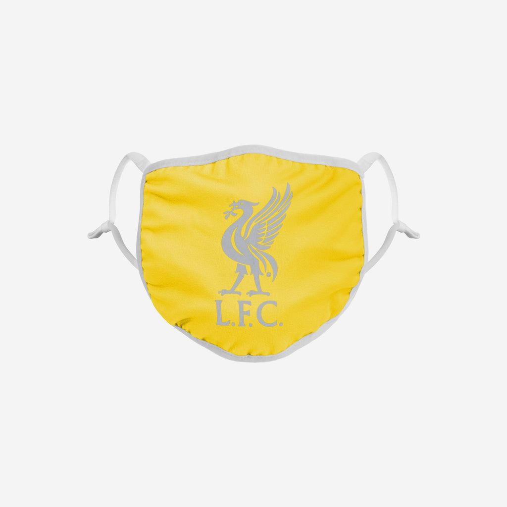 Liverpool FC Yellow Neon Reflective Face Cover FOCO - FOCO.com | UK & IRE