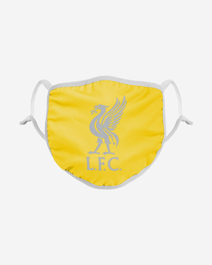 Liverpool FC Yellow Neon Reflective Face Cover FOCO - FOCO.com | UK & IRE