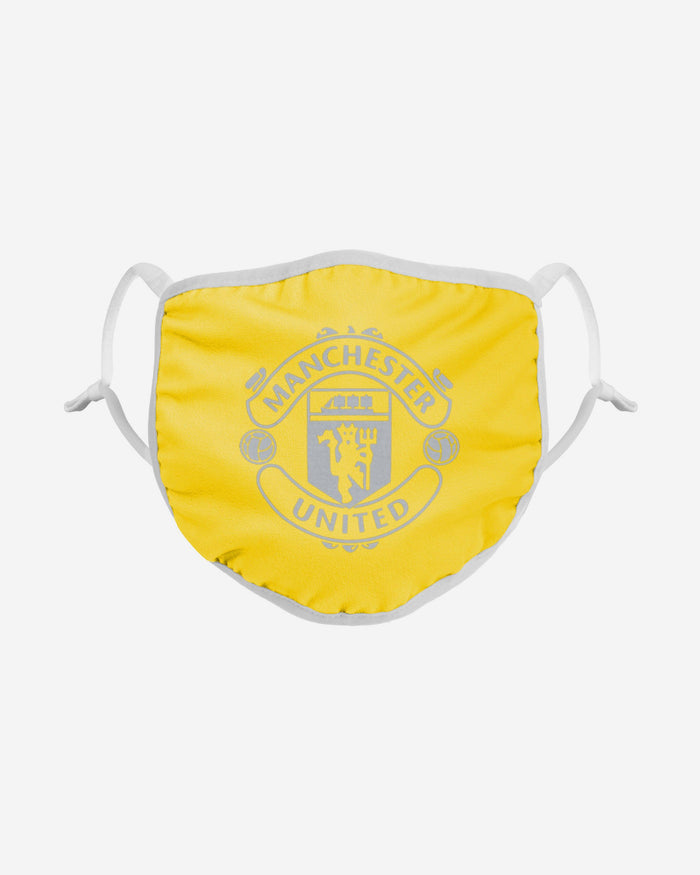 Manchester United FC Yellow Neon Reflective Face Cover FOCO - FOCO.com | UK & IRE