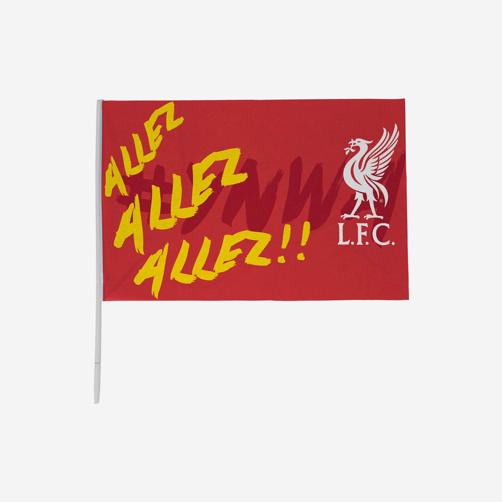 Liverpool FC Allez Allez 3 x 2 Flag FOCO - FOCO.com | UK & IRE