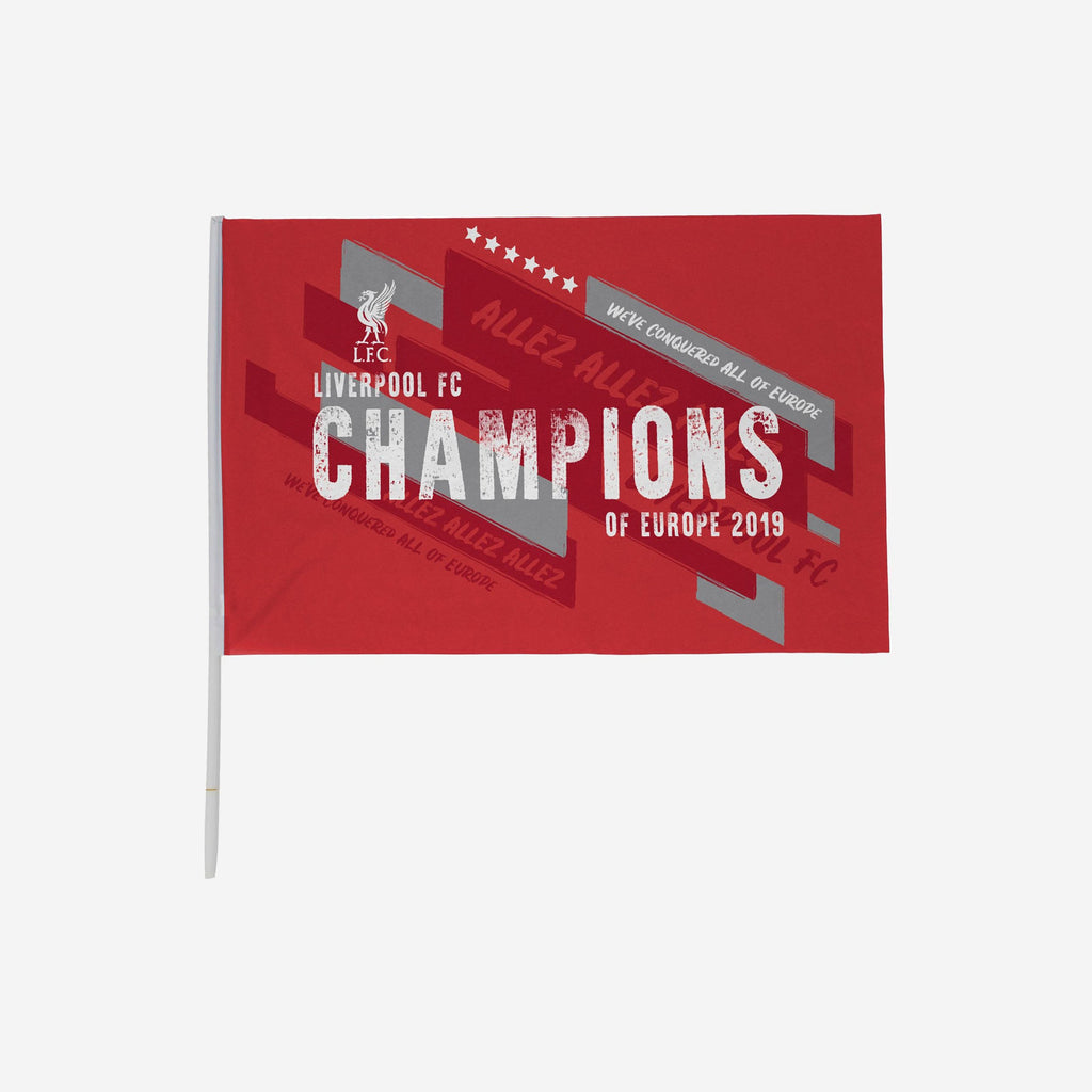 Liverpool FC 2018-19 Champions 3 x 2 Red Flag FOCO - FOCO.com | UK & IRE