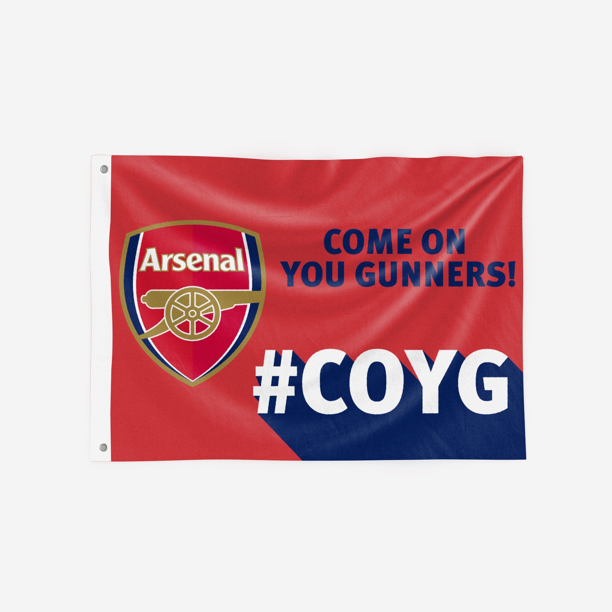 Arsenal FC Motivational Slogan Flag