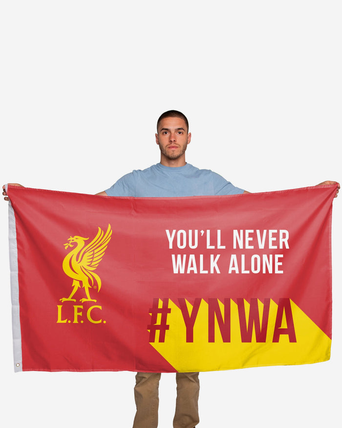 Liverpool FC Motivational Slogan Flag FOCO - FOCO.com | UK & IRE