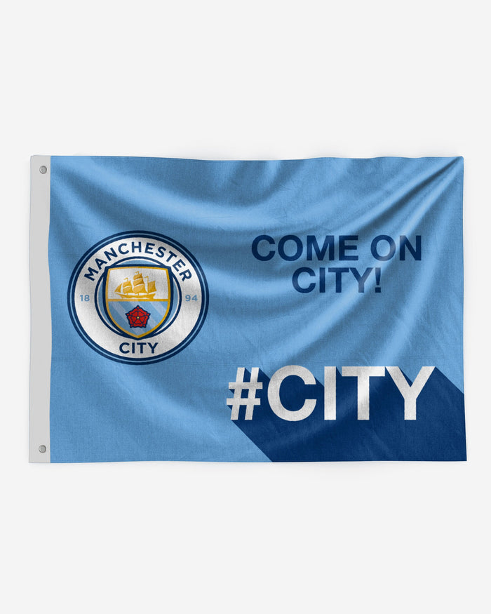 Manchester City FC Motivational Slogan Flag FOCO - FOCO.com | UK & IRE