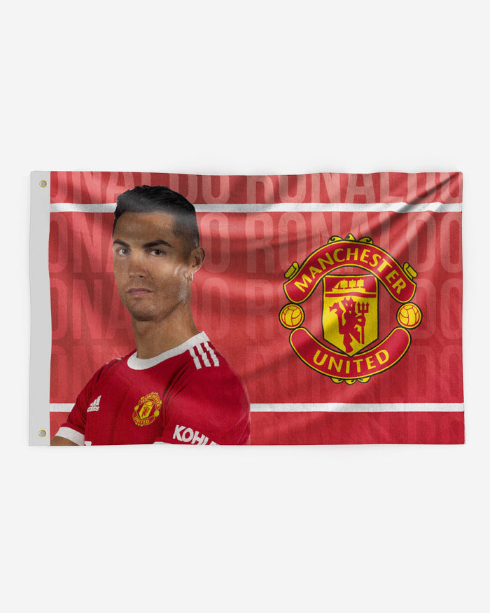 Cristiano Ronaldo Manchester United FC 5 x 3 Flag FOCO - FOCO.com | UK & IRE