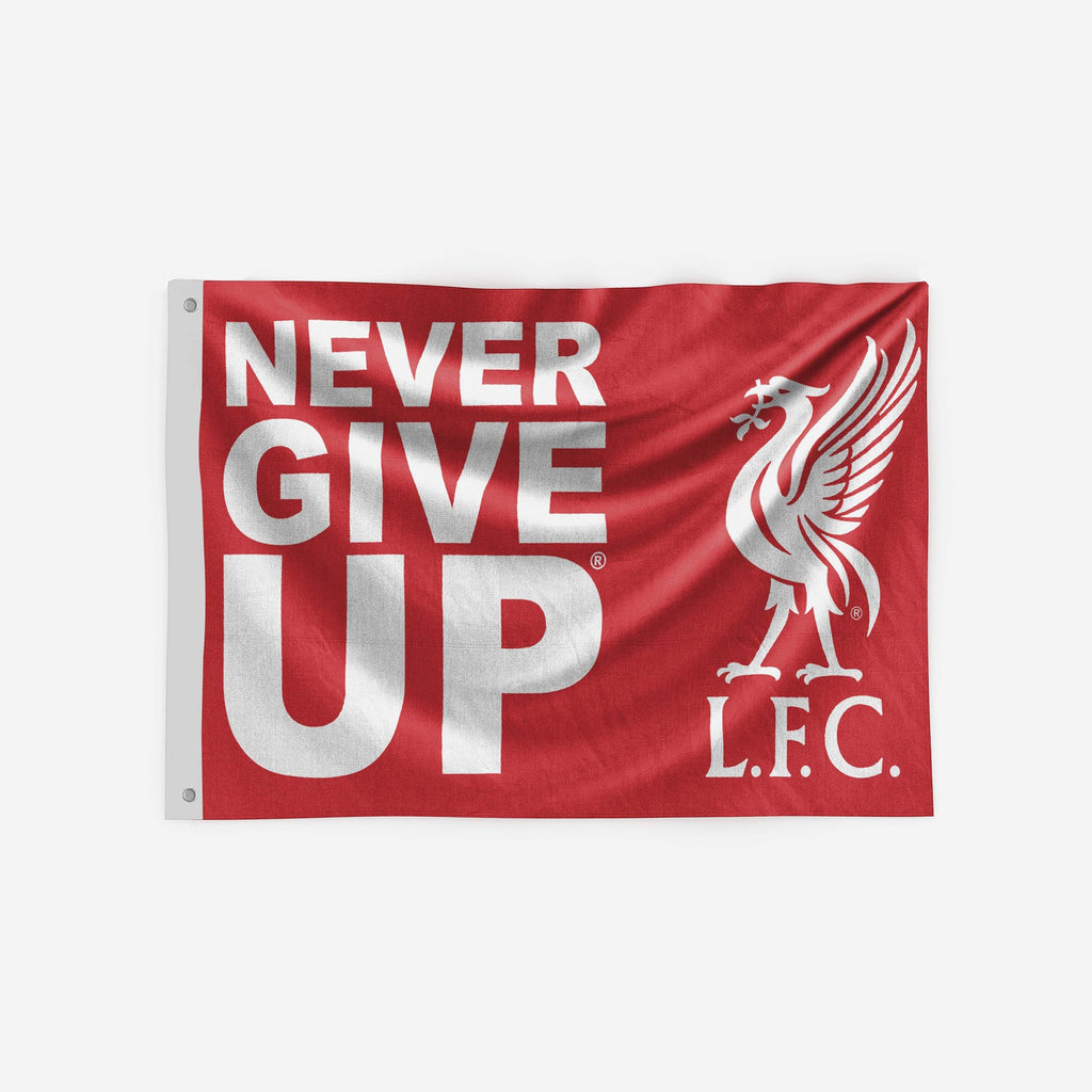 Liverpool FC Never Give Up Red 5 x 3 Flag FOCO - FOCO.com | UK & IRE