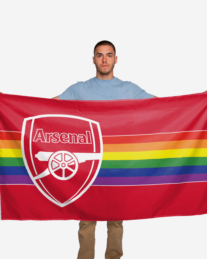 Arsenal FC Rainbow 5x3 Flag FOCO - FOCO.com | UK & IRE