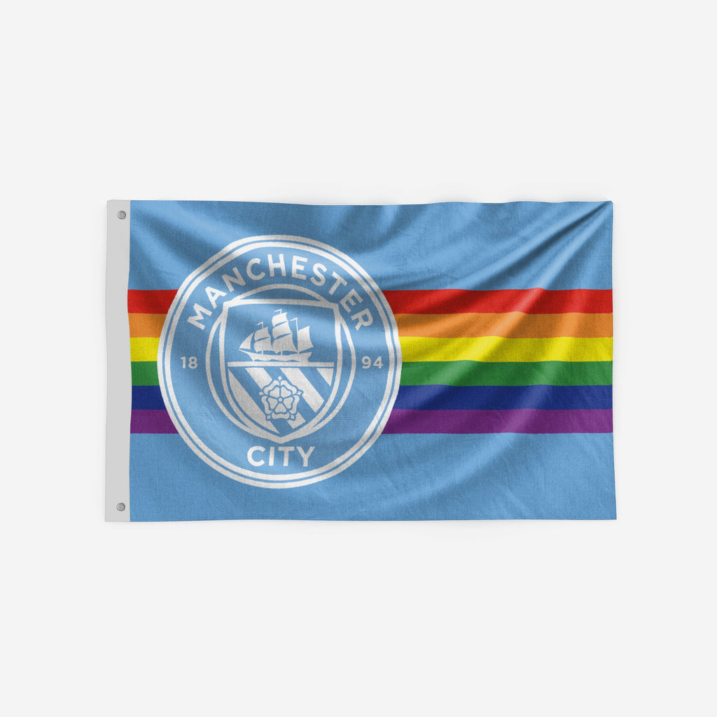 Manchester City FC Rainbow 5x3 Flag FOCO - FOCO.com | UK & IRE