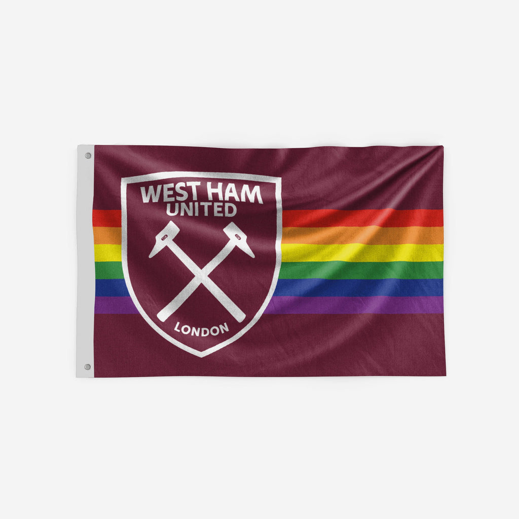West Ham United FC Rainbow 5 x 3 Flag FOCO - FOCO.com | UK & IRE