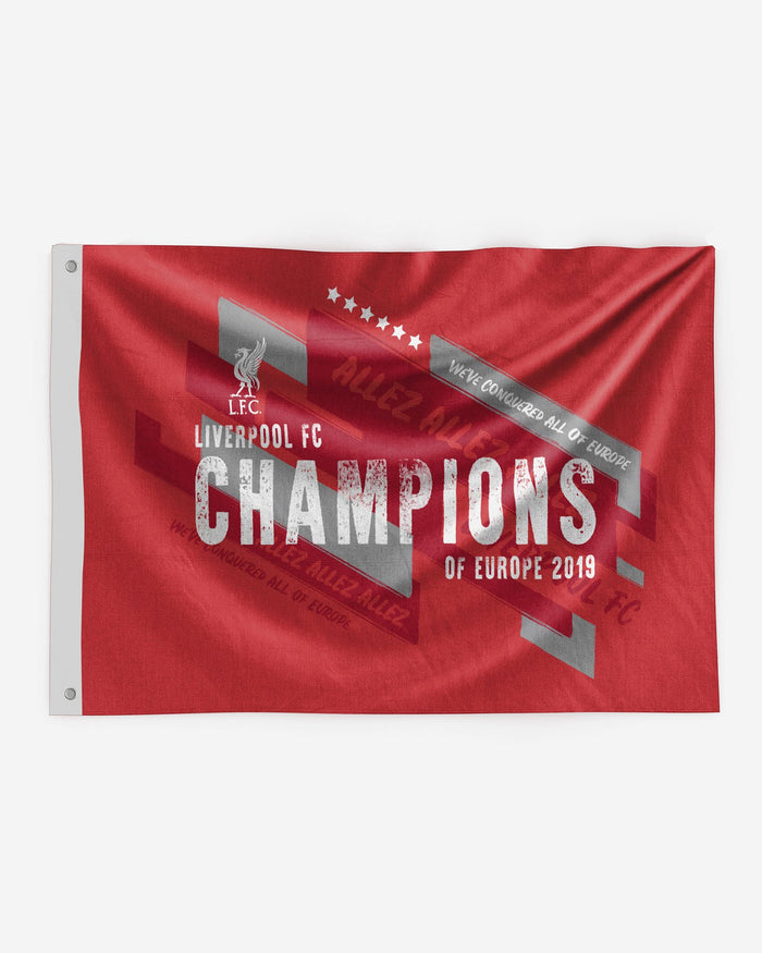 Liverpool FC 2018-19 Champions 5 x 3 Red Flag FOCO - FOCO.com | UK & IRE