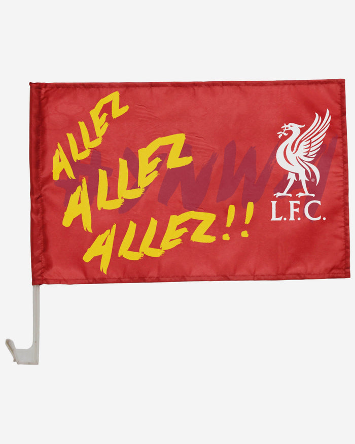 Liverpool FC Allez Allez 2 Pack Car Flag FOCO - FOCO.com | UK & IRE
