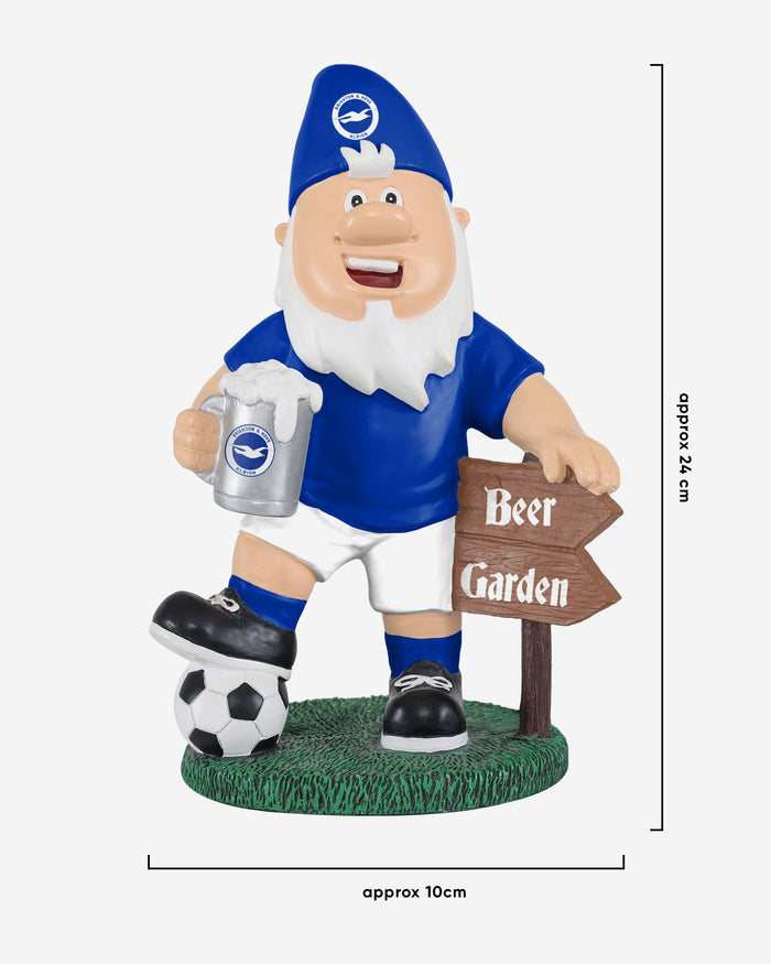 Brighton & Hove Albion FC Beer Garden Gnome FOCO - FOCO.com | UK & IRE