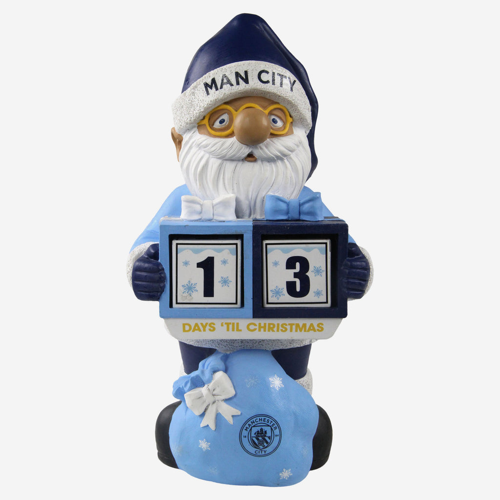 Manchester City FC Christmas Countdown Gnome FOCO - FOCO.com | UK & IRE