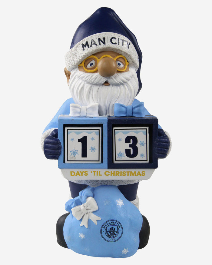 Manchester City FC Christmas Countdown Gnome FOCO - FOCO.com | UK & IRE