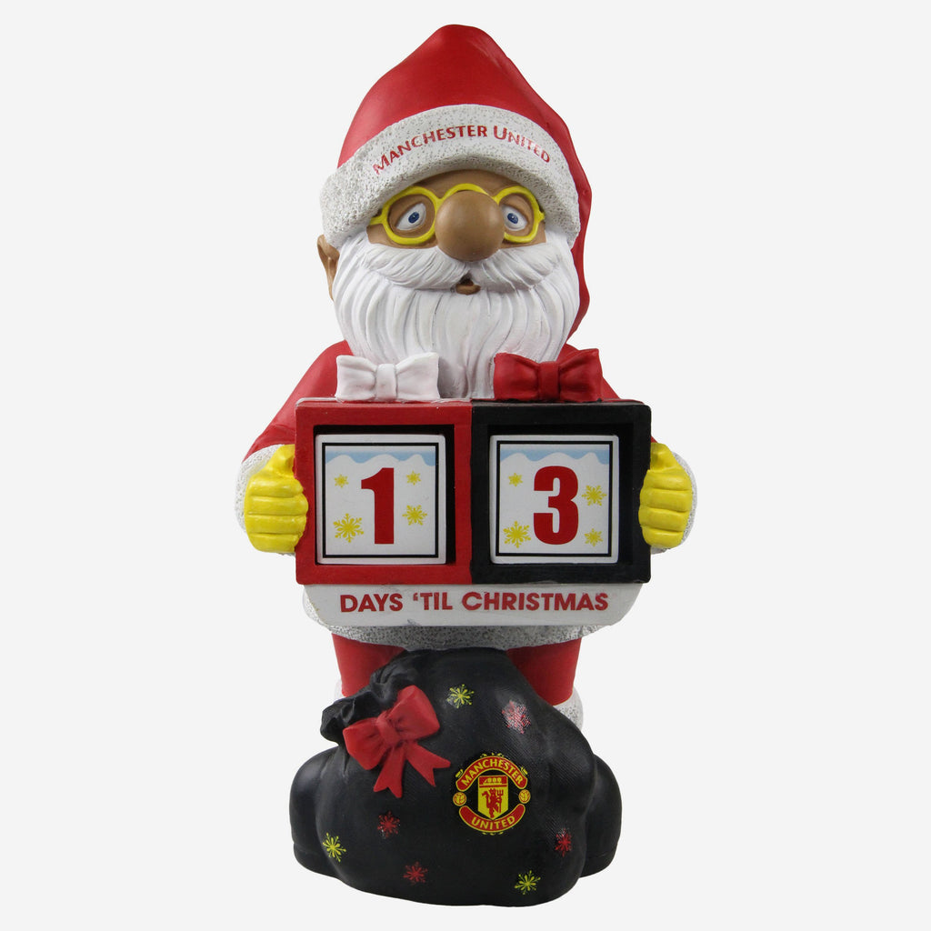 Manchester United FC Christmas Countdown Gnome FOCO - FOCO.com | UK & IRE