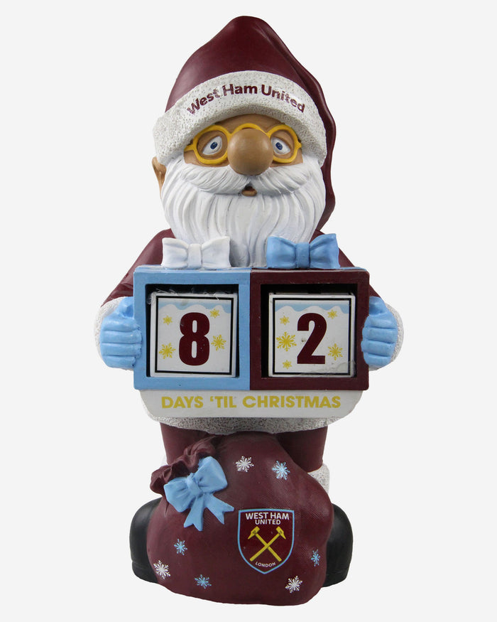 West Ham United FC Christmas Countdown Gnome FOCO - FOCO.com | UK & IRE