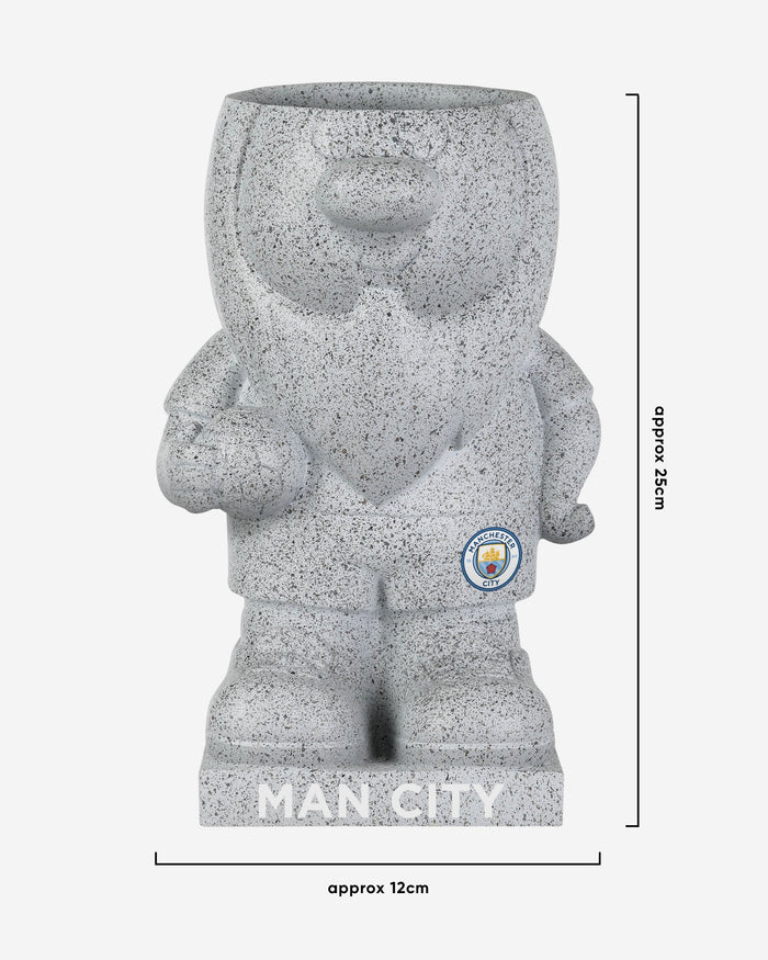 Manchester City FC Stone Effect Planter Gnome FOCO - FOCO.com | UK & IRE