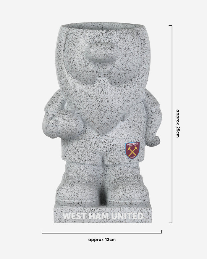 West Ham United FC Stone Effect Planter Gnome FOCO - FOCO.com | UK & IRE