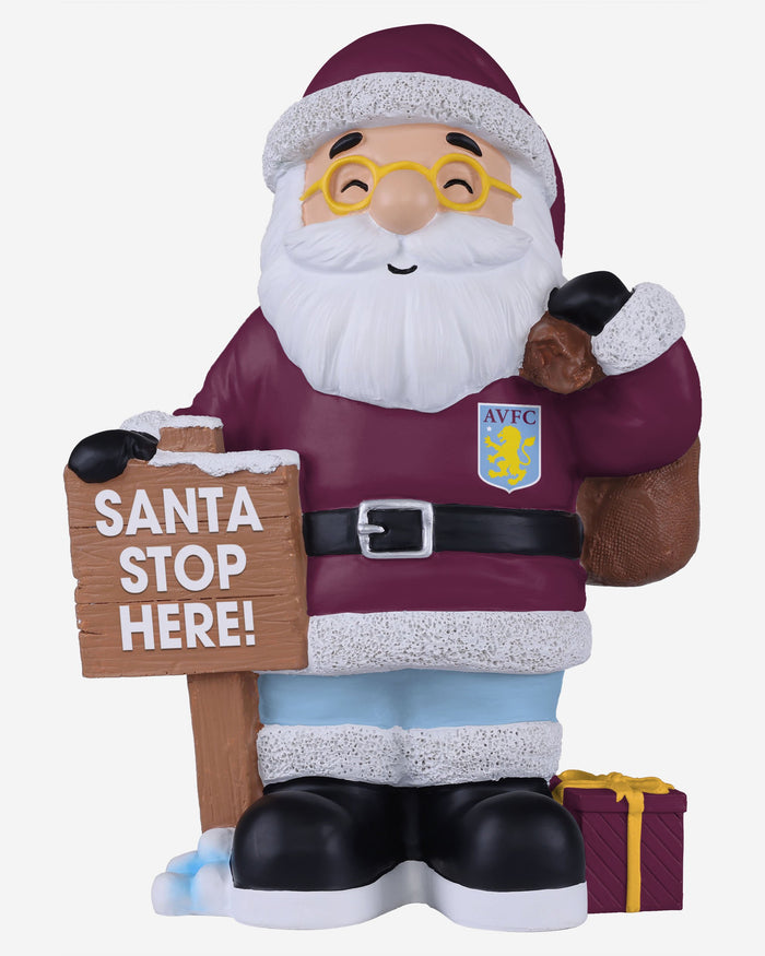Aston Villa FC Santa Stop Here Gnome FOCO - FOCO.com | UK & IRE
