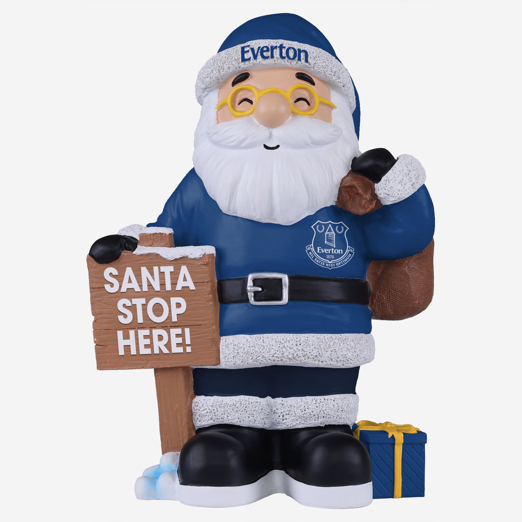 Everton FC Santa Stop Here Gnome FOCO - FOCO.com | UK & IRE