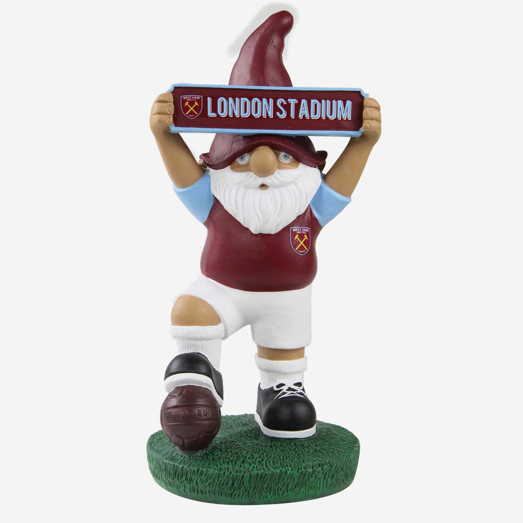 West Ham United FC Vintage Street Sign Gnome FOCO - FOCO.com | UK & IRE