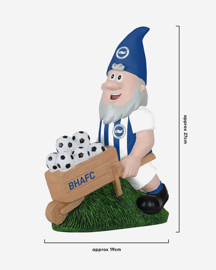 Brighton & Hove Albion FC Wheelbarrow Gnome FOCO - FOCO.com | UK & IRE