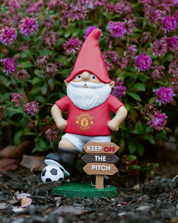 Manchester United FC Keep Off The Pitch Gnome FOCO - FOCO.com | UK & IRE