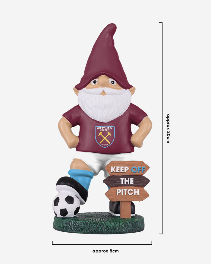 West Ham United FC Keep Off The Pitch Gnome FOCO - FOCO.com | UK & IRE