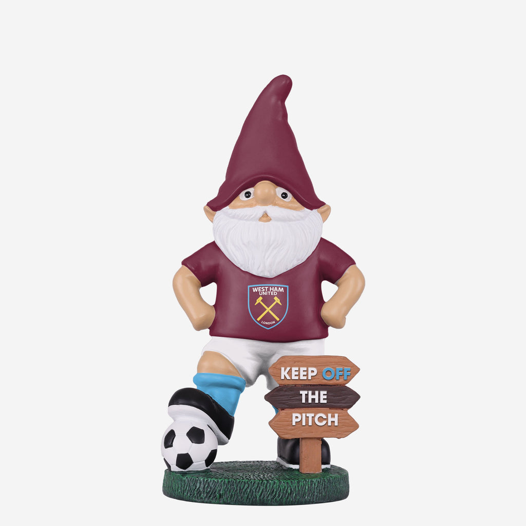 West Ham United FC Keep Off The Pitch Gnome FOCO - FOCO.com | UK & IRE