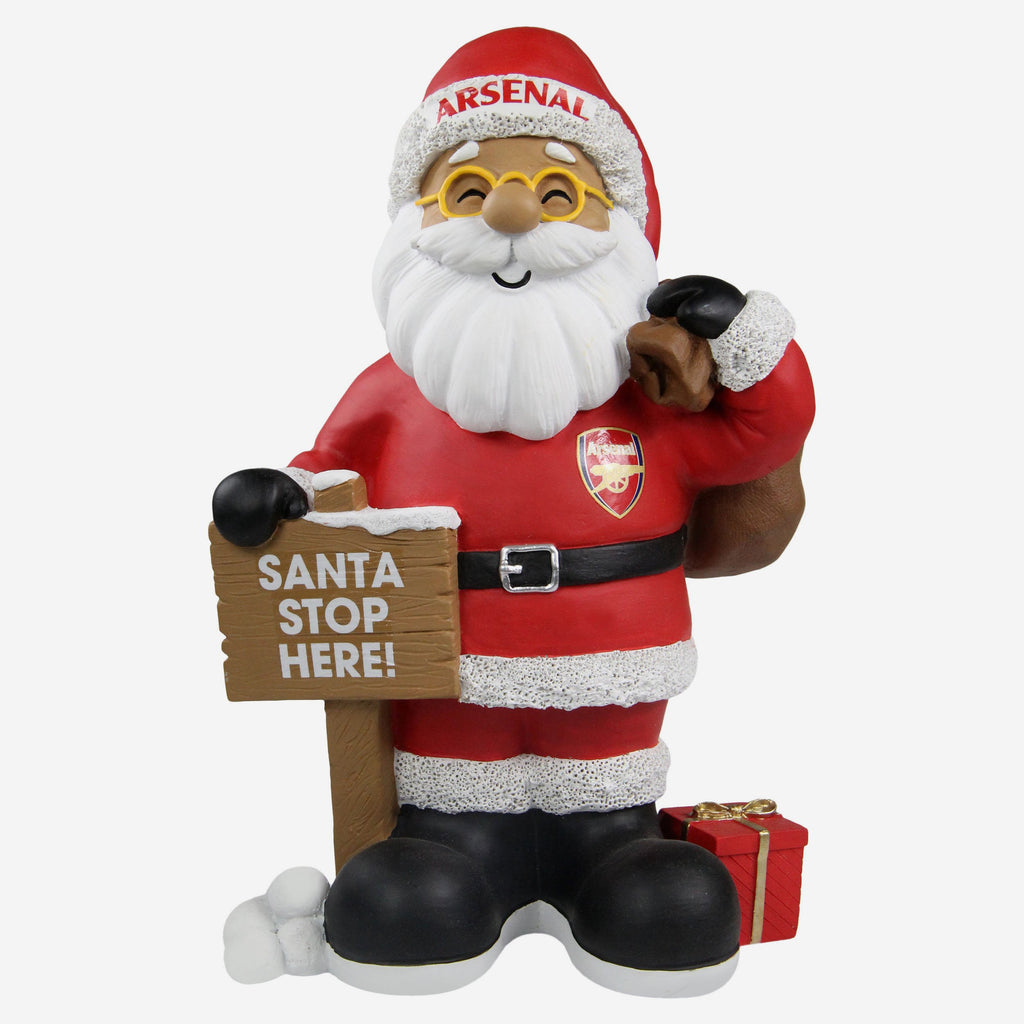 Arsenal FC Santa Stop Here Gnome FOCO - FOCO.com | UK & IRE